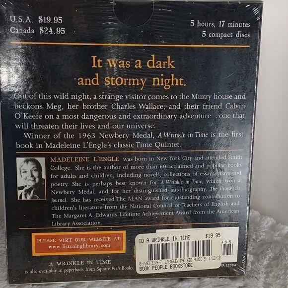 New Madeleine L'Engle "A Wrinkle In Time" Audiobook - Picture 2 of 3